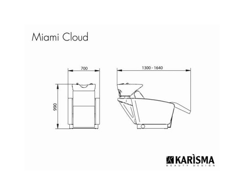 Мойка парикмахерская MIAMI CLOUD RELAX