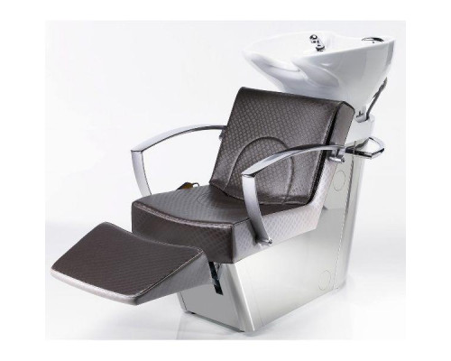 Мойка парикмахерская SESTO SENSO PRO SHIATSU-CONTOUR aluminium