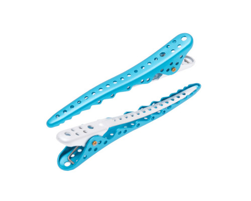 Комплект зажимов Shark Clip (8 штук), голубой, Shark Clip light blue